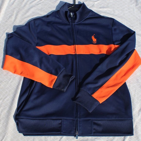 Polo Ralph Lauren Other - Ralph Lauren Polo orange blue tracket jacket